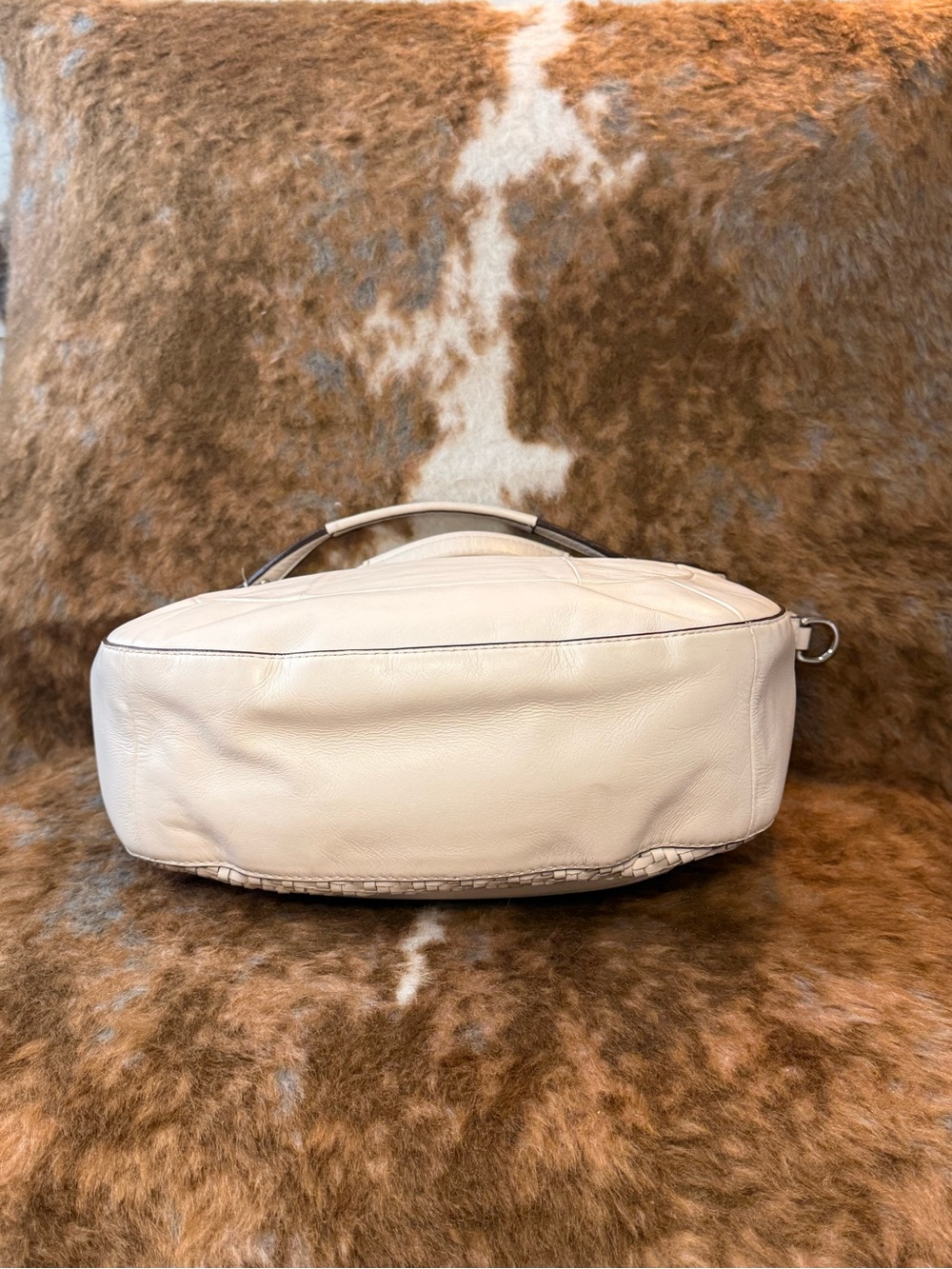 Vintage Coach Woven white Shoulder Bag! - Picture 4 of 8